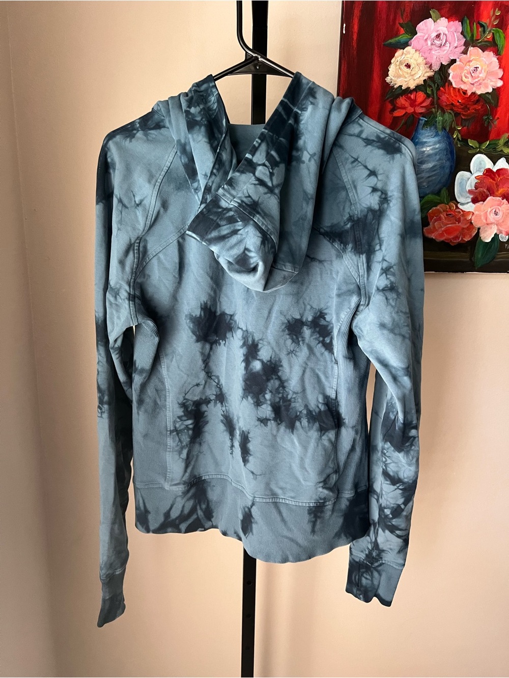 Lululemon scuba hoodie light cotton fleece tie-Dye Zip Hoodie - Teal Blue - Picture 7 of 8